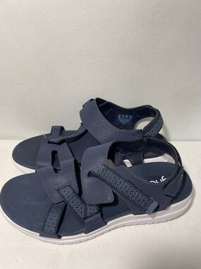 Ryka Isora Navy Blue Adjustable Strap Sandals 11 W